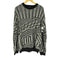トップマン TOPMAN UK製 ジオメトリック アクリルニット セーター メンズ JPN:L
